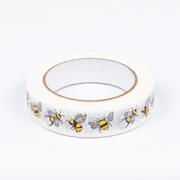 White Bumblebee Paper Tape