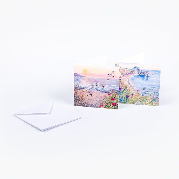 Coastal Sunsets Notecards by Lucy Grossmith x8