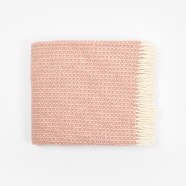 National Trust Riverweave Dusky Pink Throw