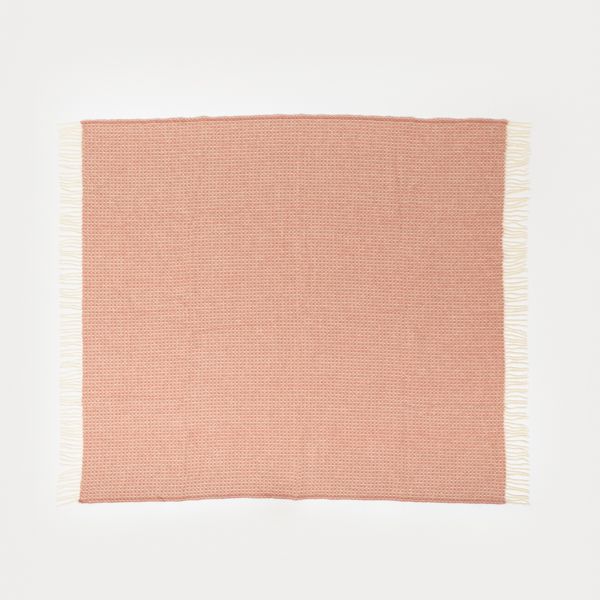 National Trust Riverweave Dusky Pink Throw