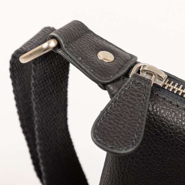 National Trust Navy Leather Cross Body Bag