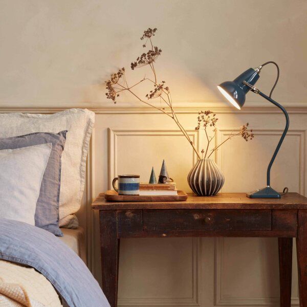 Anglepoise Table Lamp, National Trust Neptune Blue