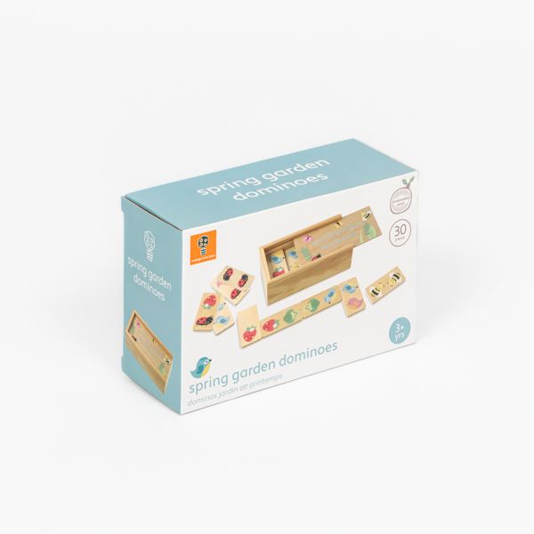 Orange Tree Toys Spring Garden Dominoes