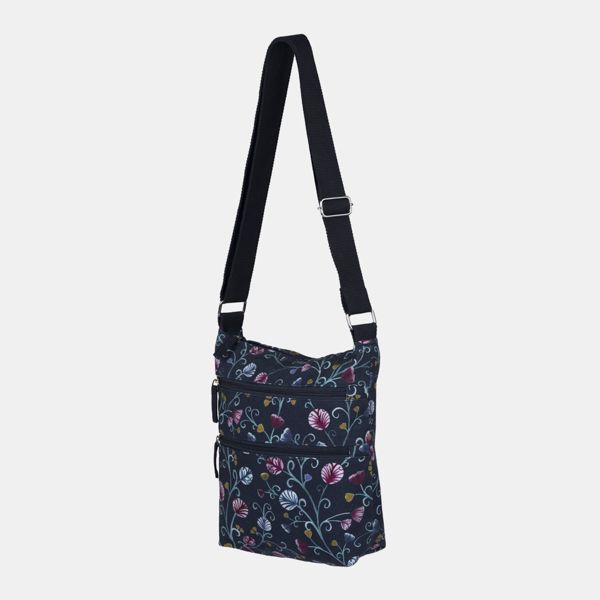 National Trust Organic Cotton Vase Floral Cross Body Bag