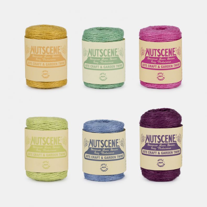 Nutscene Twine, Assorted Colours, 60m