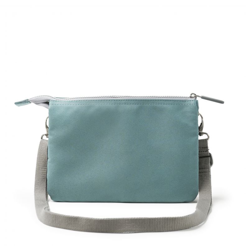 ROKA London Carnaby XL Cross Body Bag in Sage