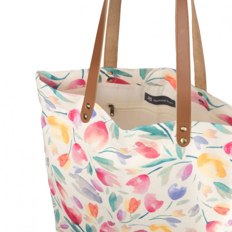 National Trust Tulip Meadow Organic Cotton Shopper Bag