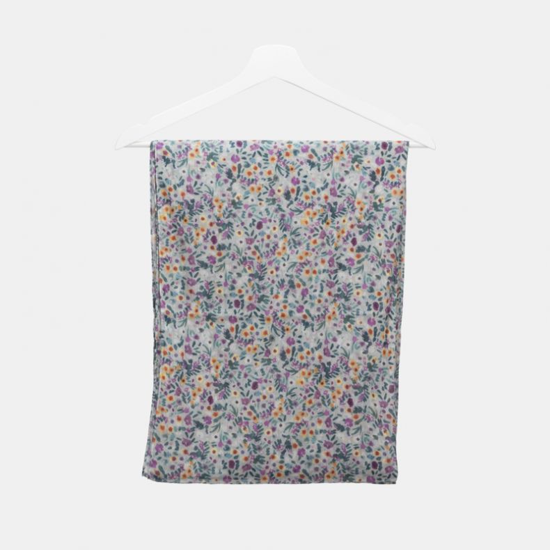 National Trust Quarry Bank Ditsy Floral Organic Cotton Scarf