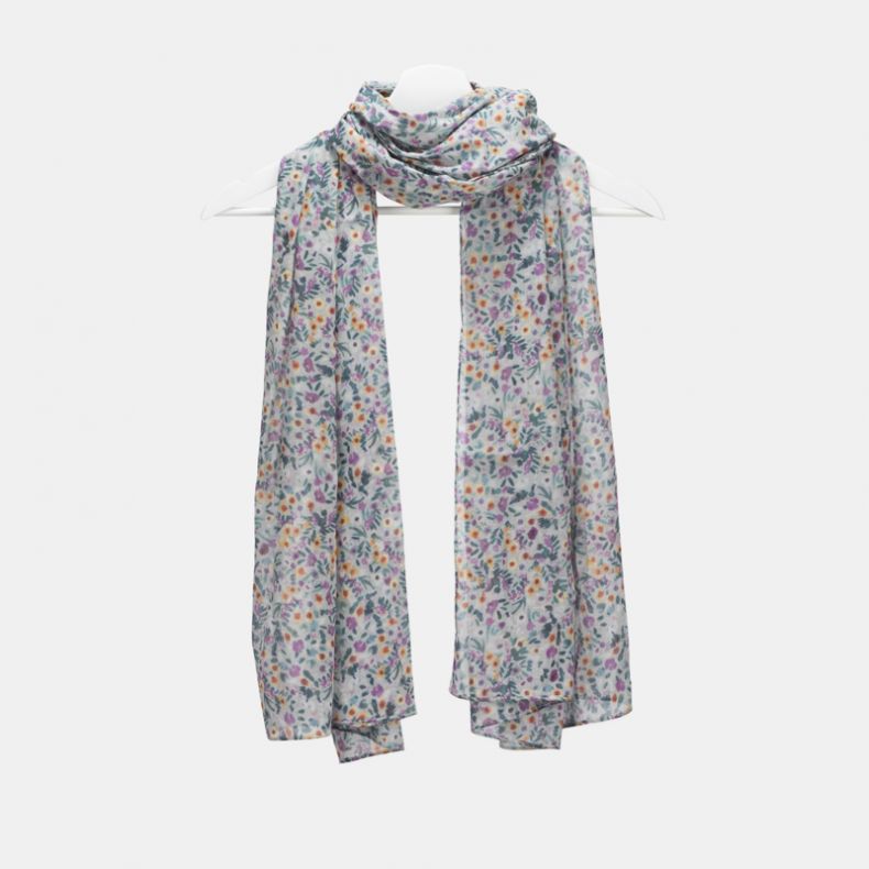 National Trust Quarry Bank Ditsy Floral Organic Cotton Scarf