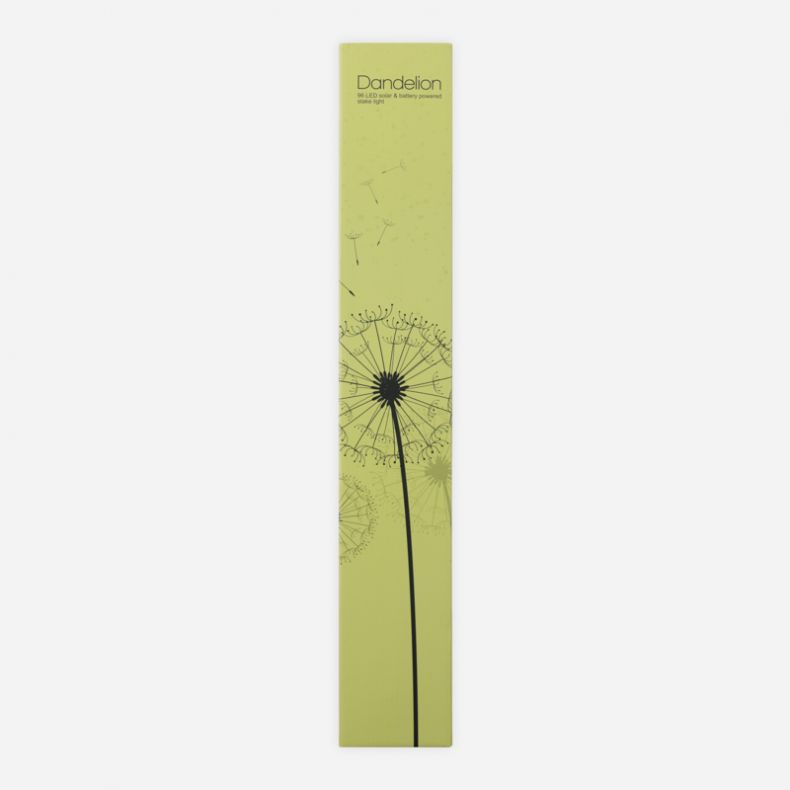 LED Solar Dandelion, Green