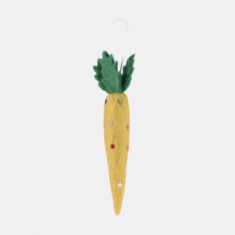 Fiona Walker Spotty Carrot Decoration, Assorted