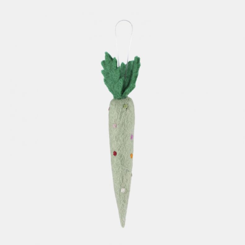 Fiona Walker Spotty Carrot Decoration, Assorted