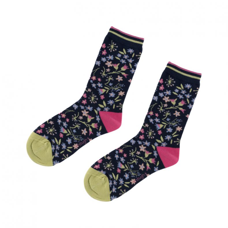 Thought Ditsy Floral Organic Cotton Socks