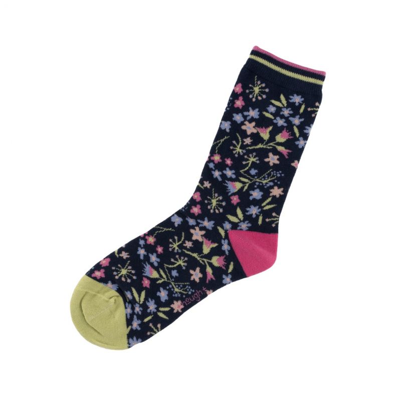 Thought Ditsy Floral Organic Cotton Socks