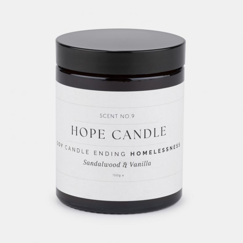 Labre's Hope Candle, Sandalwood and Vanilla