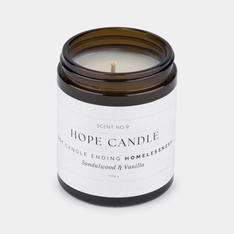 Labre's Hope Candle, Sandalwood and Vanilla