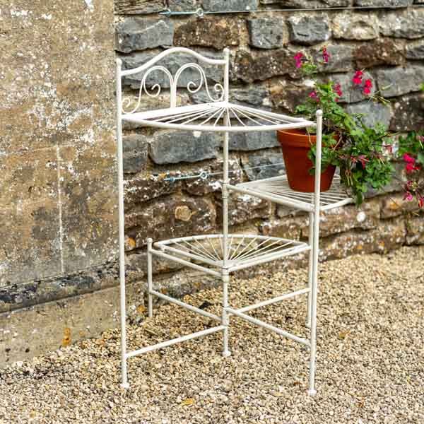 Etagere Garden Shelves, Cream