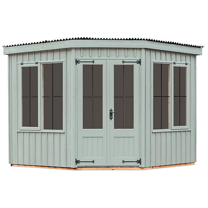 An image of National Trust by Crane Orford Summerhouse, H223 x W300 x L300cm Green