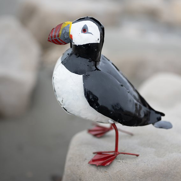 An image of Recycled Puffin Sculpture