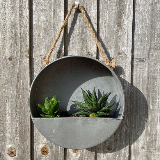 An image of Round Wall Planter, Small