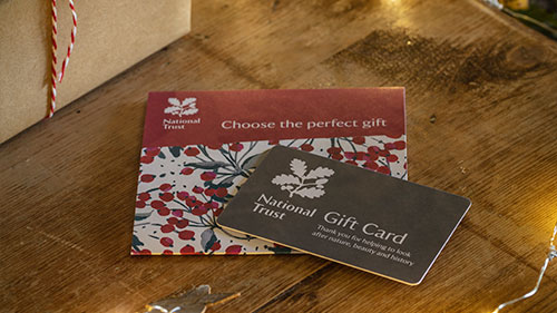 Give a National Trust gift card that can be redeemed online, in stores, in cafes and for admission. 