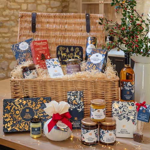 National Trust Hamper, Luxury Christmas. Prices start from £35.00, order today for thoughtful Christmas gifts.