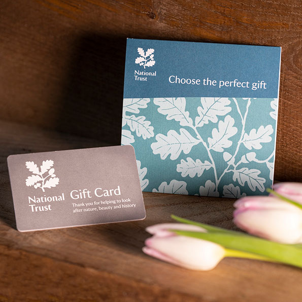 Ways to say thank you - give the gift of choice this Mother's Day with a National Trust gift card, redeemable in our shops, towards membership, a stay in one of our holiday cottages or for cake and coffee at our cafes.