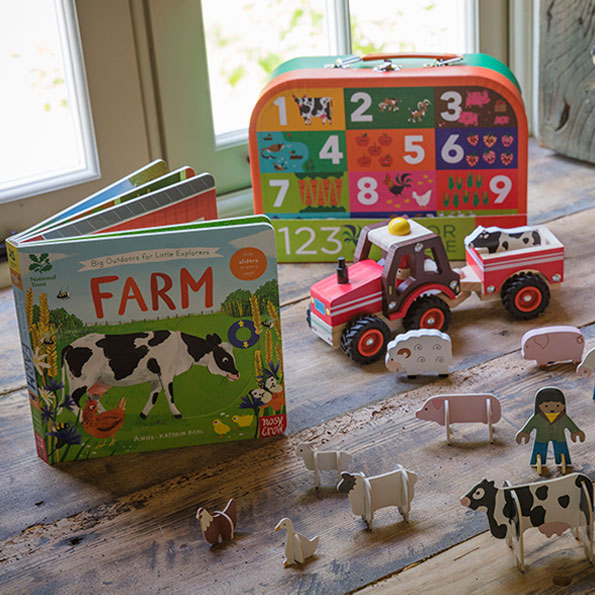 Their dream farm - Don't miss our latest television feature, 'Our Dream Farm', with Matt Baker airing on the small screen this Saturday. Encourage smaller viewers to imagine their own dream farm with books, toys and games from our farmyard range.
