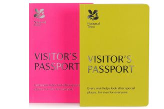 Stationery accessories - image shows visitor passports in green and pink